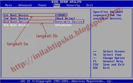 cara setting konfigurasi bios