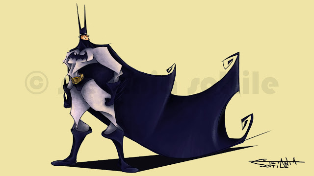 Batman, Character Design, Illustration Game Graphics, draws, cartoon