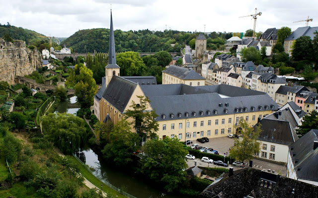 Chemin de la Corniche en Luxemburgo, unas vistas preciosas