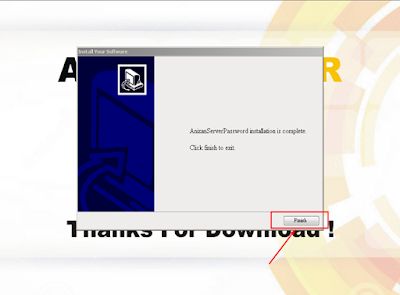 langkah 6 Memperoleh Password Anizan Server