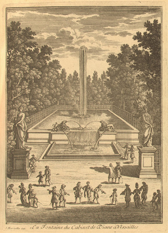 The "Diana" Fountain in Versailles by Gabriel Perelle - Architecture, Landscape Art Prints from Hermitage Museum