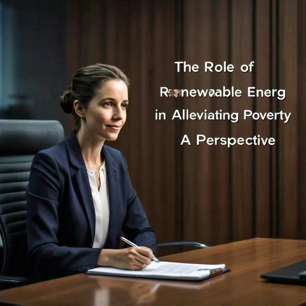The Role of Renewable Energy in Alleviating Poverty: