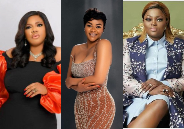  Now she’s overdoing it because of Funke - Toyin Abraham faces backslash for praising for Kehinde Bankole over her AMVCA win