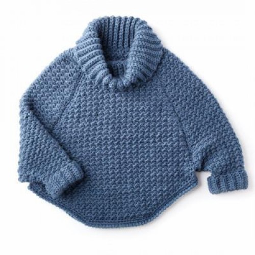 Woman’s Curvy Crochet Cowl Pullover - Free Pattern 