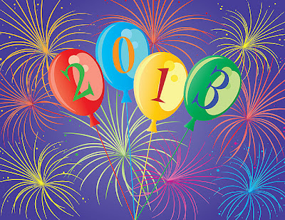 Balloons Happy New Year Wallpapers 2013