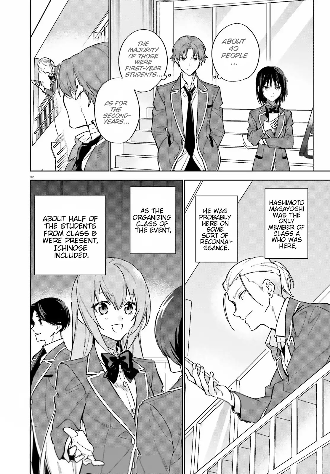 Classroom of The Elite Year 2 Manga (Ch 1) 