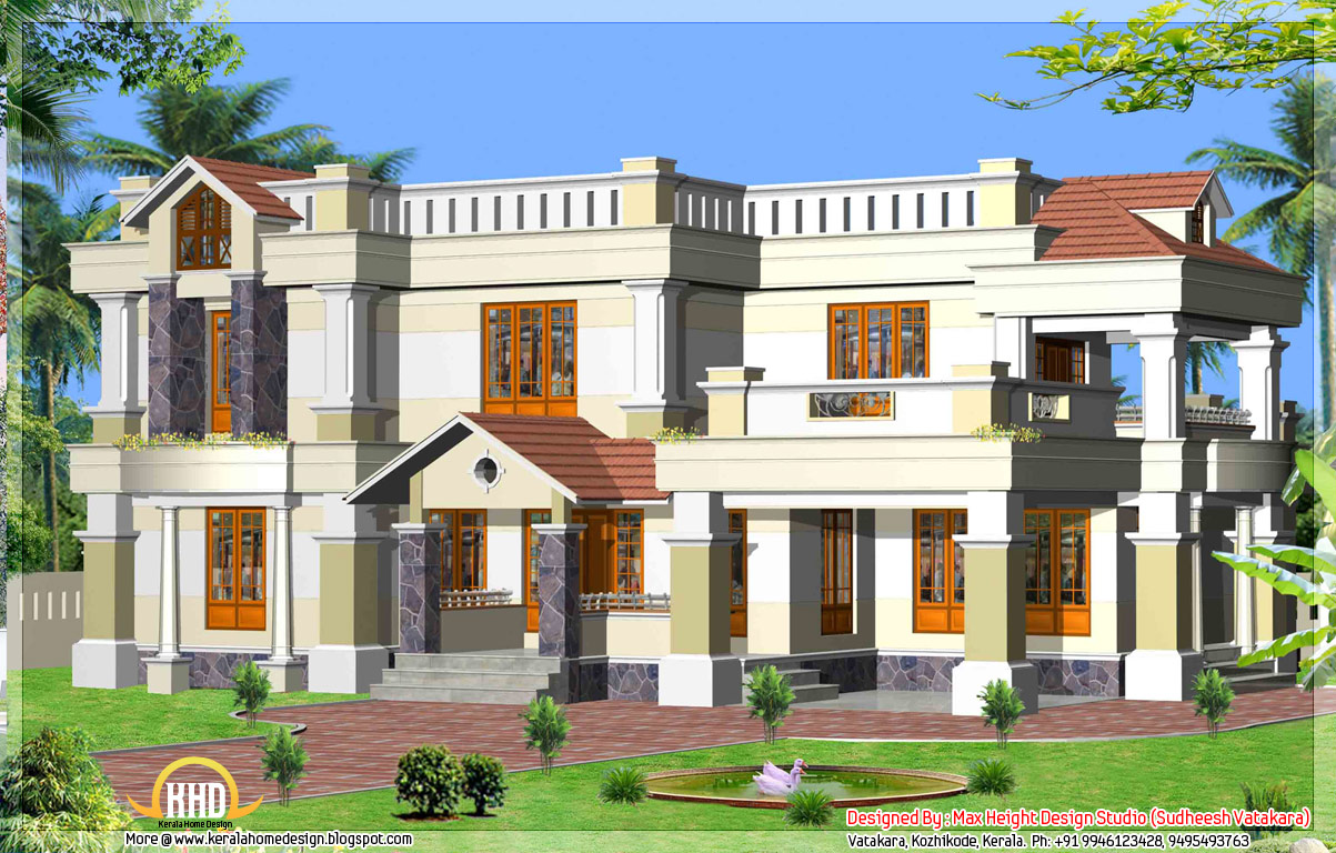 7 beautiful Kerala  style  house  elevations  Kerala  home  