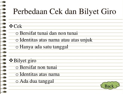 Penting! Ini Dia Perbedaan Cek dan Bilyet Giro - Kumpulan 