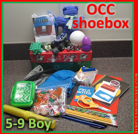 5 to 9 Year Old Boy Operation Christmas Child Shoebox