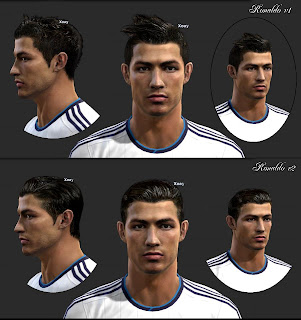 Face Cristiano Ronaldo PES 2013 by Vietanhltk