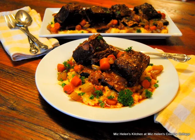 Apple Braised Beef Short Ribs at Miz Helen's Country Cottage