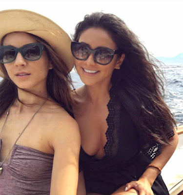 PLL actresses Troian Bellisario and Shay Mitchell in Italy for bachelorette vacation