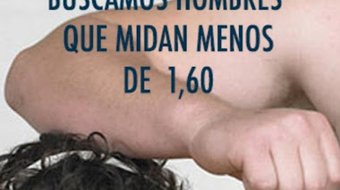 ARGENTINA: Se buscan HOMBRES que midan menos de 1,60 mts