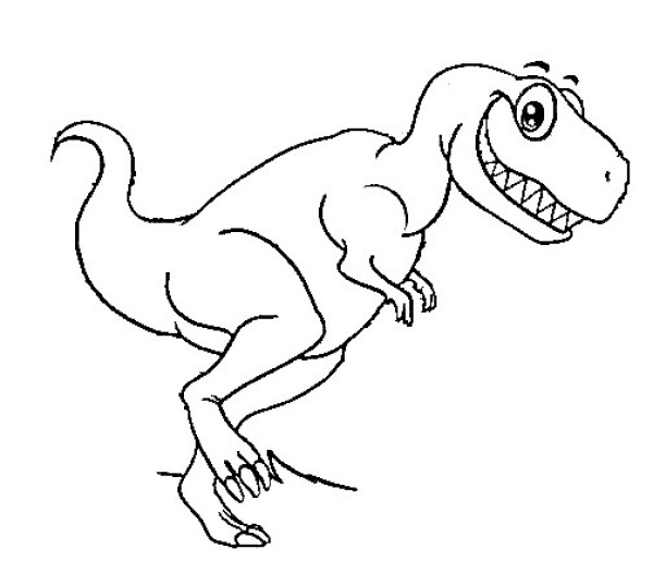 Dibujos de dinosaurios para imprimir y colorear