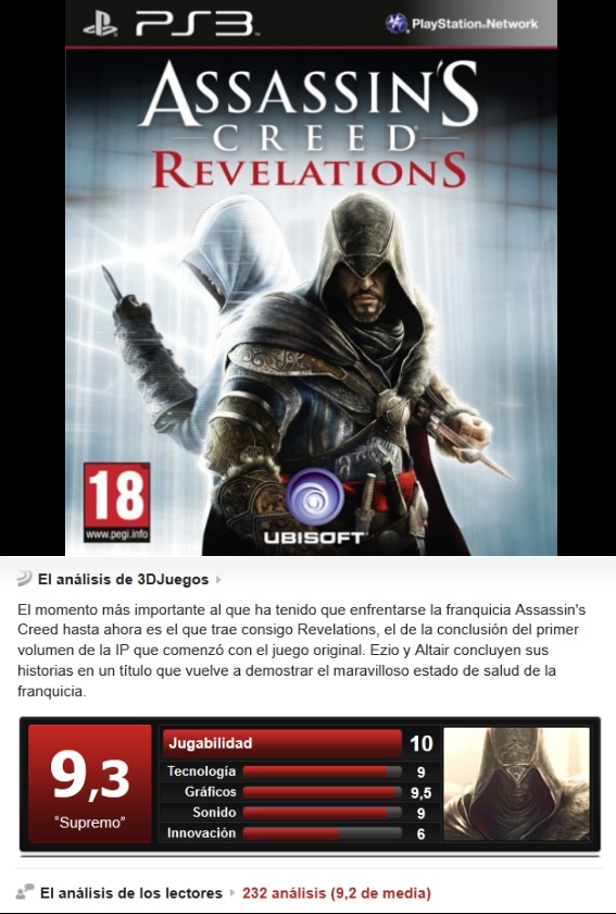 Assassin´s Creed: Revelations [PS3][CFW3.55][TB][Multi]