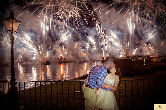 Disney World WEdding fireworks