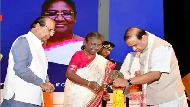 President of India in Assam; Inaugurates supercomputer facility in Guwahati region