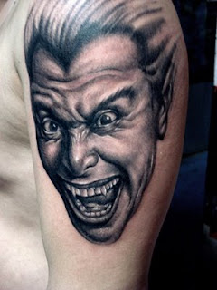 Vampire Tattoo Design on Arm