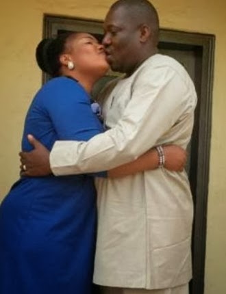 laide bakare kissing husband