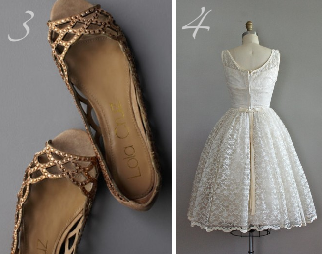 Shimmering Lattice Skimmers from BHLDN 4 A 1950's Vintage Frock from Dear 