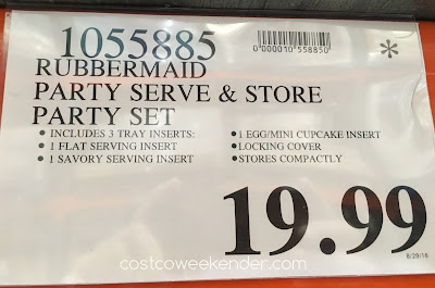Deal for the Rubbermaid The Ultimate Party Serving Kit at Costco