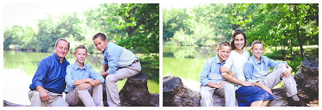 family photo session at Fowler Park