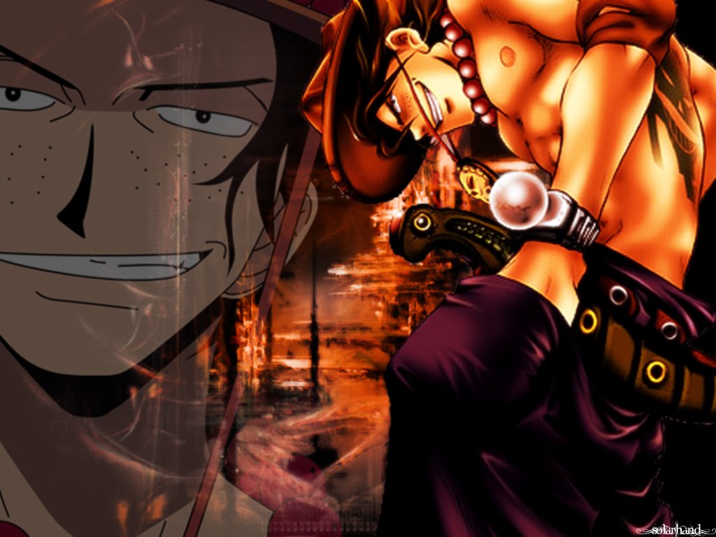 portgas d ace wallpaper one piece death anime 3d