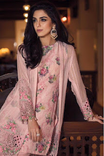 Maya Ali PhotoShoot for Maria B Mbroidered Fabrics Collction 2016 