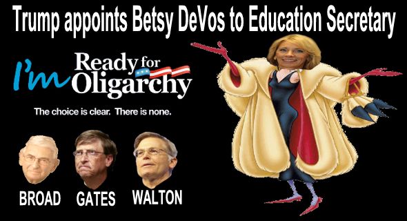 Image result for Teachers Plan Protests Against Trump Education Secretary Pick Betsy DeVos