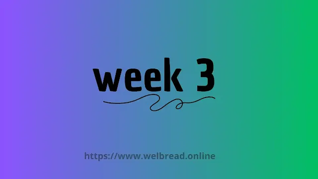 week 3