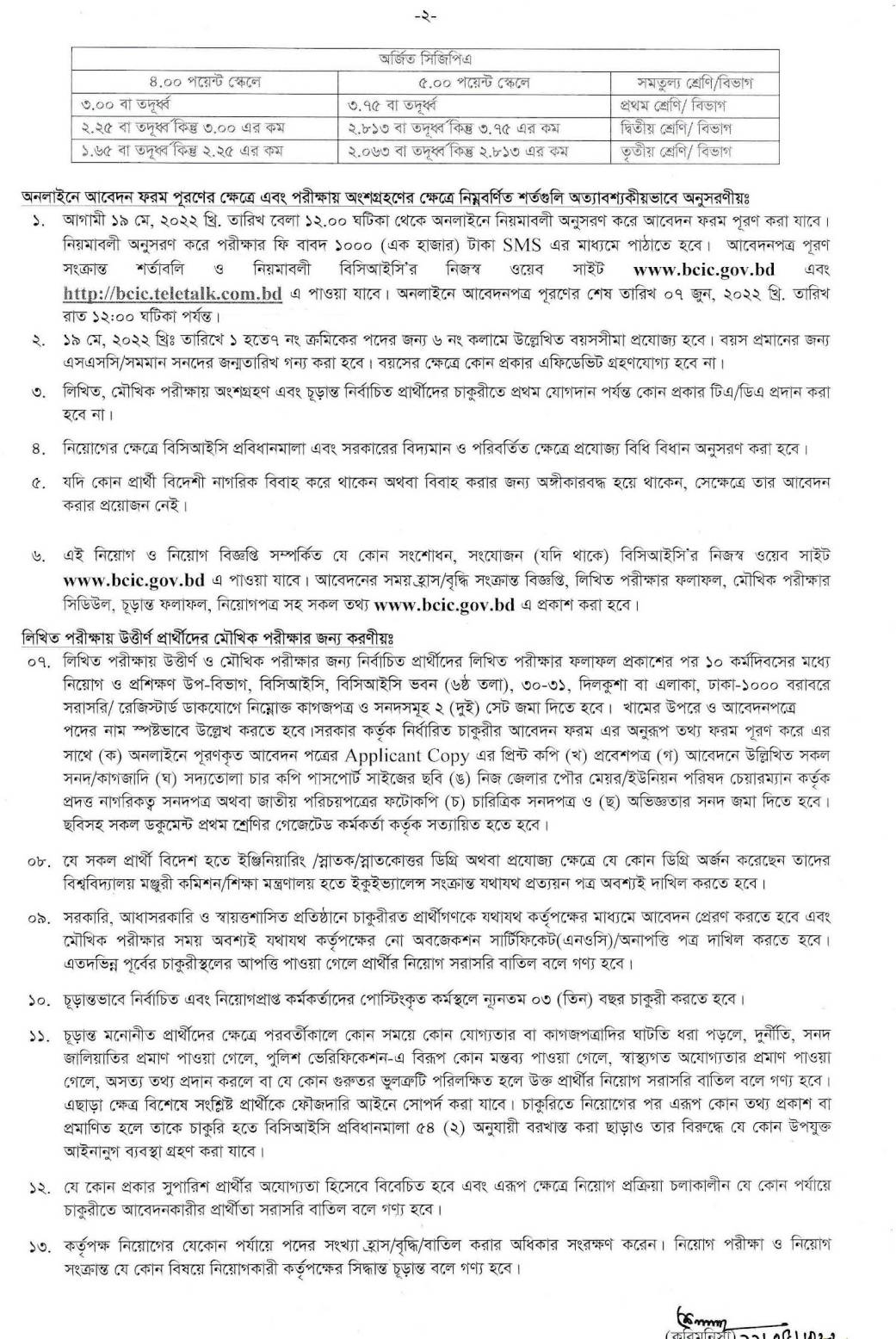 বাংলাদেশ কেমিক্যাল ইন্ডাস্ট্রিজ কর্পোরেশন নিয়োগ বিজ্ঞপ্তি ২০২২