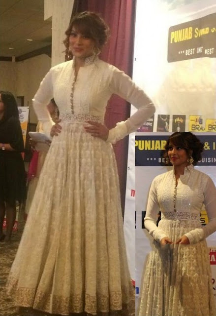 Bipasha Basu In Designer Floor Length Anarkali Suit