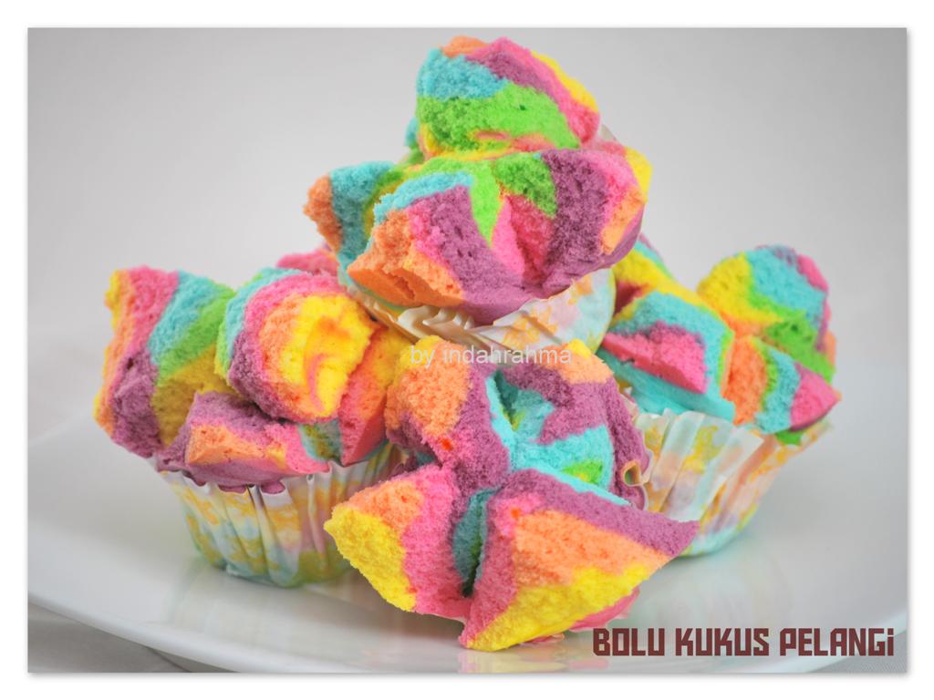 Cerita Indah ...: Bolu Kukus Pelangi