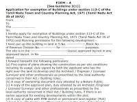 Exemption of Buildings, Assessment & Collection of amount for Exemption, 2012 - Application Form