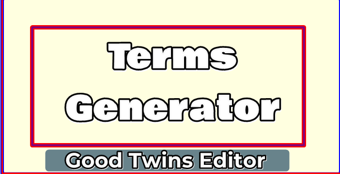 Terms Generator