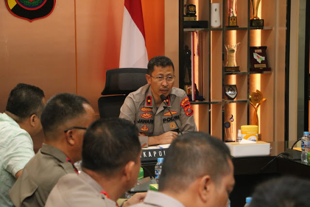   Wakapolda Sumut Pimpin Rapat Bersama Persiapan Jelang Kunker Wakapolri ke Medan