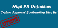 High PR Dofollow Instant Approval Social Bookmarking Sites List