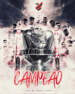 Atletico Paranaense Copa do Brasil 2019 Poster Campeão Athletico