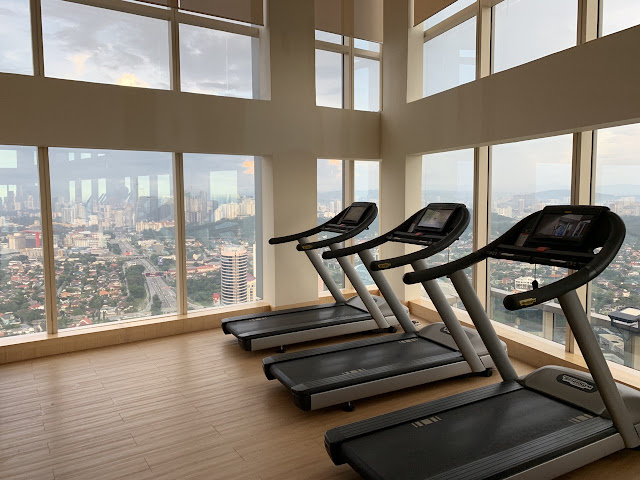 Fitness centre on level 33