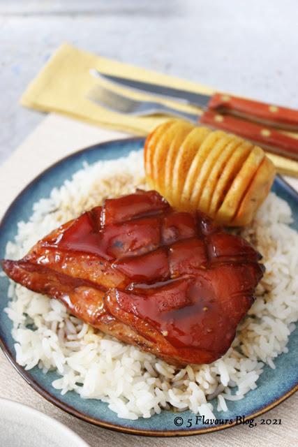 Slow Baked Pork Rib & Hasselback Potatoes