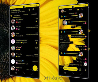 Yellow Flowers Theme For YOWhatsApp & Fouad WhatsApp By Driih Santos