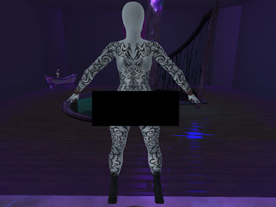 Trying to make myself an Undead Warlock in Second Life (Back) - by Majikvixen