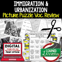 American History Picture Puzzles are great for TEST PREP, UNIT REVIEWS, TEST REVIEWS, and STUDY GUIDES