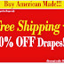 FREE SHIPPING + 50% OFF DRAPES!!!