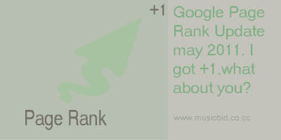 Page Rank Update 2011 may