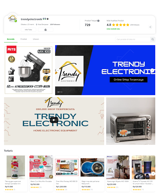 Trendyelectronik, Toko Elektronik Bali Terpercaya