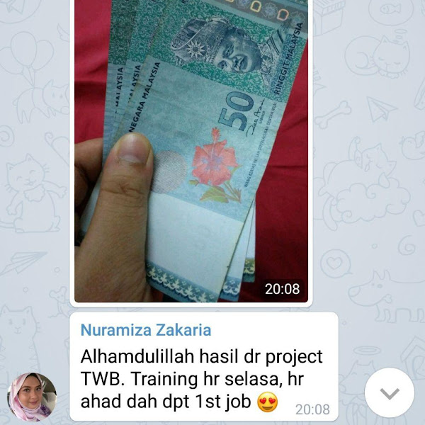 TESTIMONI BUAT DUIT DENGAN KURSUS SPA TWB