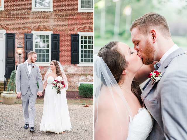 A Cranberry and Blue Autumn Wedding at Worsell Manor in Warwick, MD by Heather Ryan Photography 