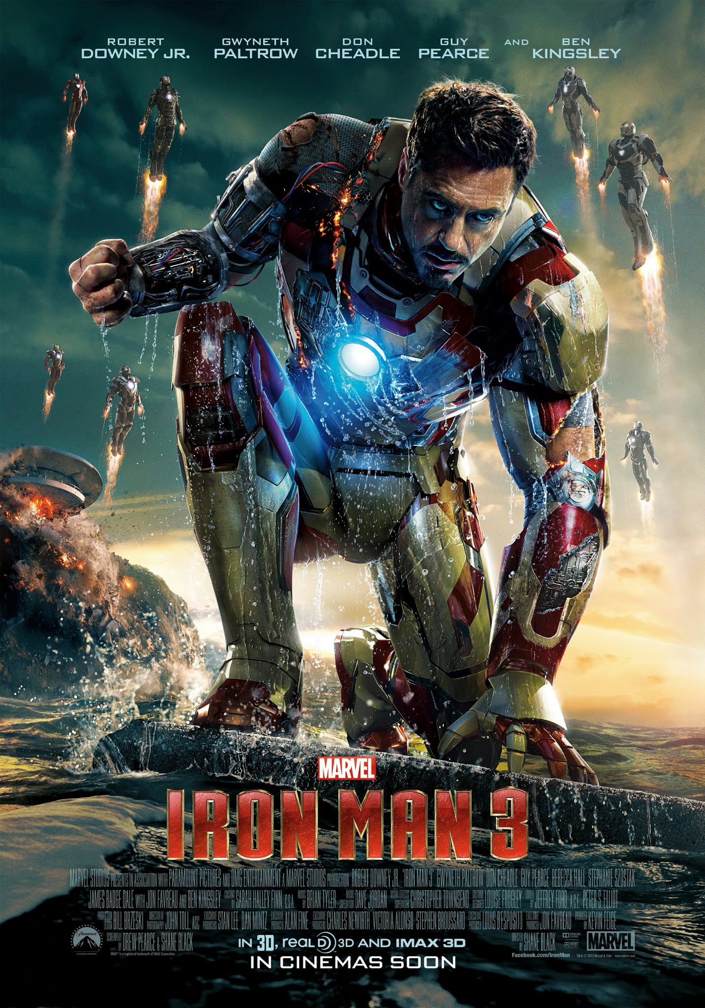 Iron Man 3 marvel film recenzja robert downey jr