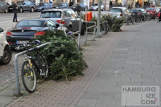 Eppendorfer Baum - Radwegwinterdeko